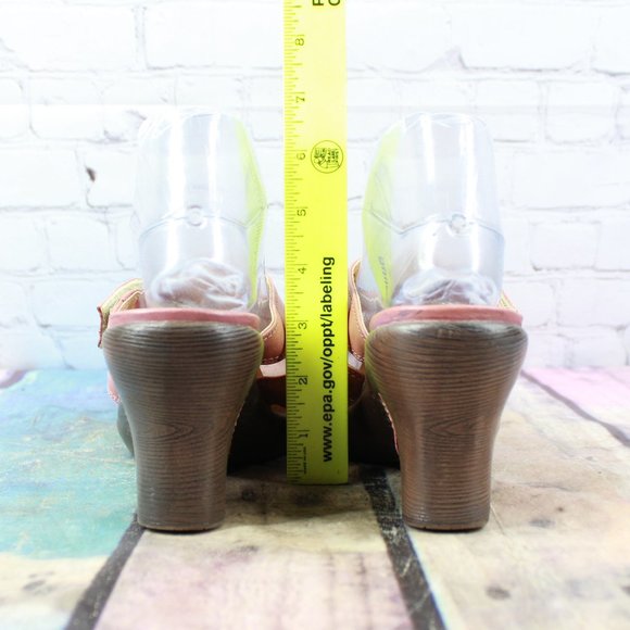 SANITA Strappy Slip On Wedge Sandals Size 10 / 40 - Picture 8 of 9